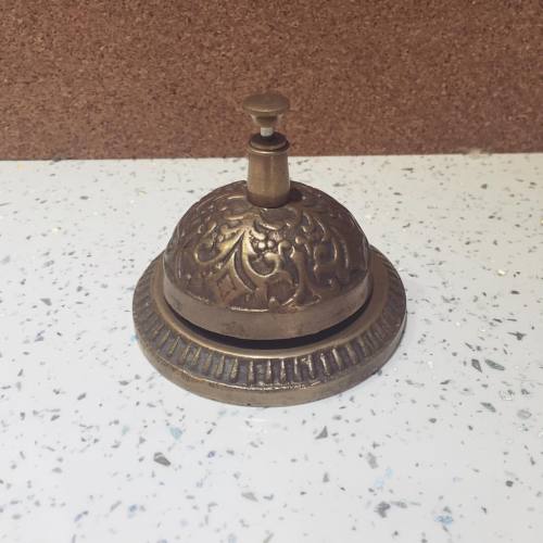 Out of all the bells I&rsquo;ve bought, this antique shop bell has to be the best. DING! #bell #