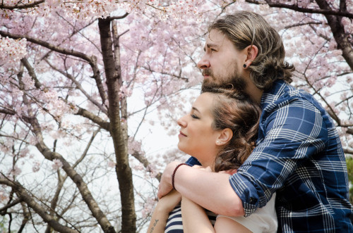 This weekend I was able to take some special photos with a beautiful cherry blossom backdrop for @vg