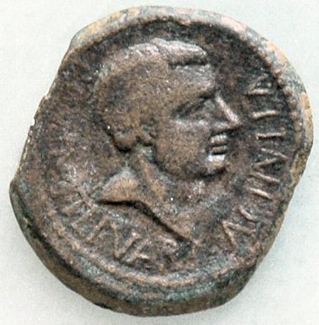 Battle of Teutoburg Forest (September 9 CE)A Roman coin with an image of Publius Quinctilius Varus (