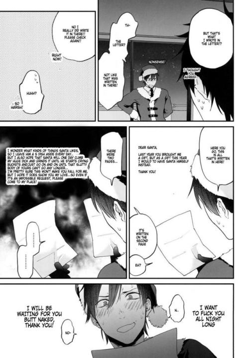 yummyyaoimangadise:  [ECHO (Echo Jiro)] Present wa Santa-san de Onegaishimasu! Part 1Feel Free to like, follow and reblog for more!!!