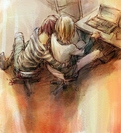 anime-asylum:  /DEATH NOTE/#395323 - Zerochan on We Heart It. http://weheartit.com/entry/70505162/via/traceylovesyou1234
