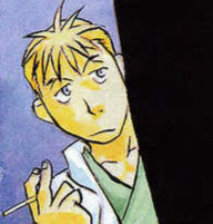 aprons-and-alchemy:  luckied“I-I’m really sorry sir, b-but we don’t allow smoking