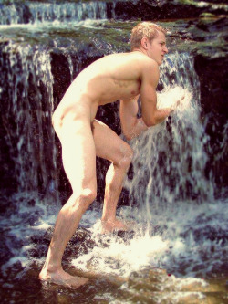 benudenfree:  nudism is fun   -     skinny dipping twink      ♡♥♡      ph. unknown
