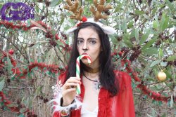 staceyelizzabethh:  Sharle is channeling her inner reindeer in her new set “Oh Deer”! Click here to join GodsGirls.com for half off! 
