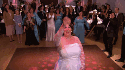 Queentab:  Please Watch This Gif Of Ryan Hitting The Bouquet Out Of Kelly’s Path