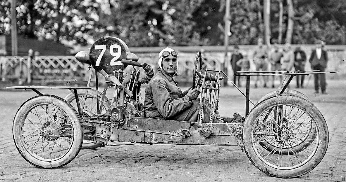 Mauve sur Elfe, course de côte de Gaillon, 1921