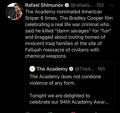 regnum-lab:so the academy is reviewing whether or not to remove Will Smith’s award and here are some interesting tweets about that :)