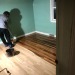 2nd coat of Poly on the master bedroom, 1st coat on the spare room and they’re