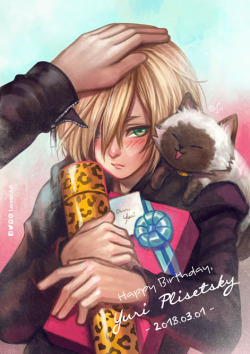 leorenart:Happy Birthday, Yurio! Let’s give him a pat! 