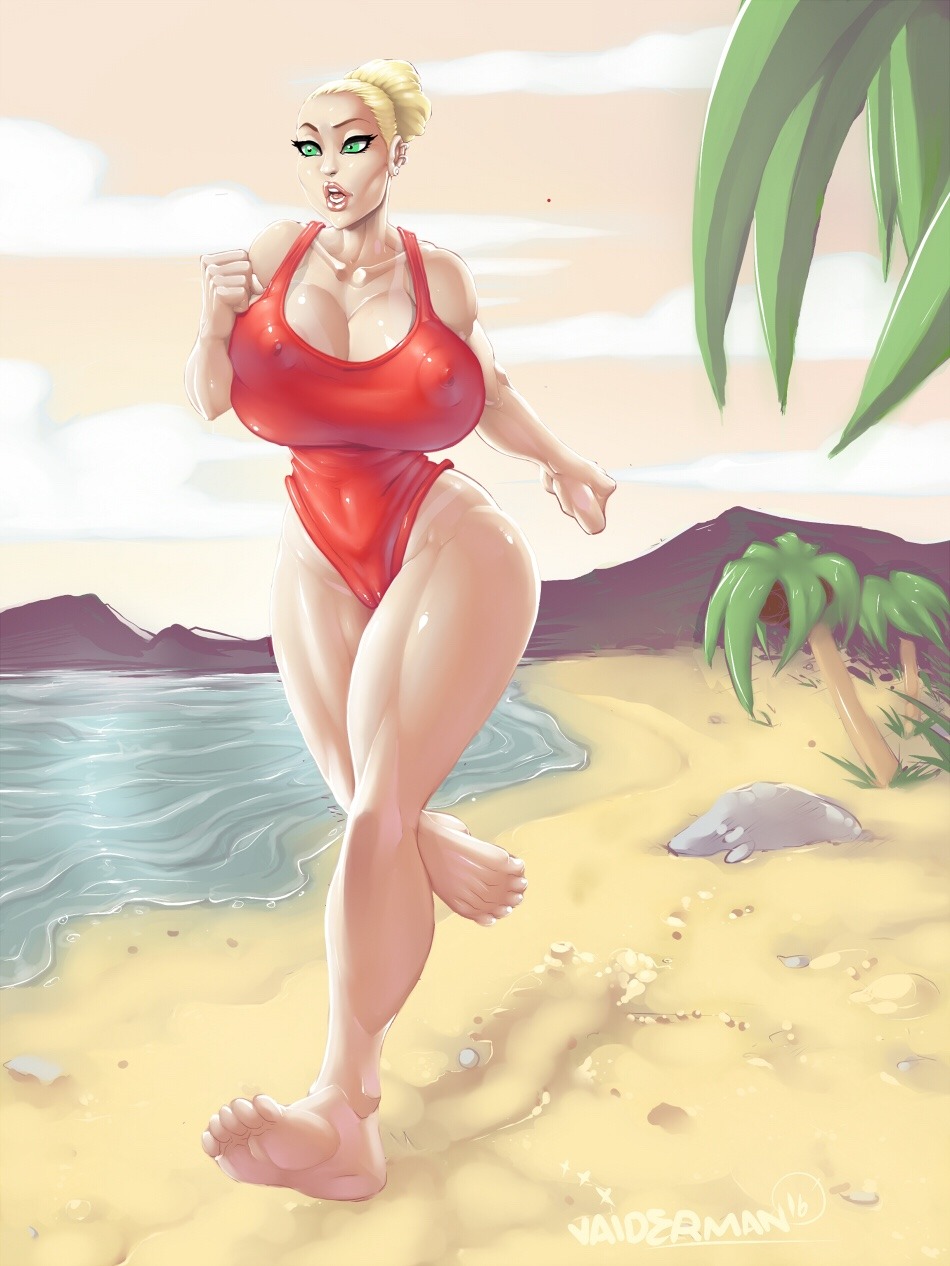 xxxbattery:  Request pinup of RITA doing her morning beach jog.  Rita is OC to Shiin