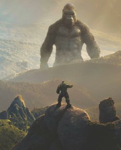 cinexphile: “Kong vs. Hulk” by Tibaldo