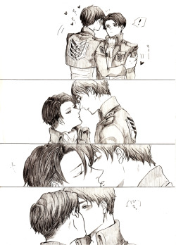 raawr-yaoi:  ╳       Relationship between Eren and Rivaille   