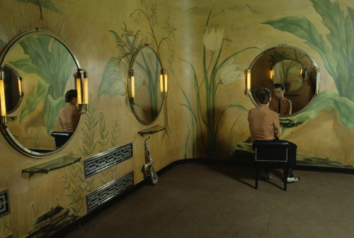 joeinct:James Chance in the Radio City Bathroom, Photo by Kate Simon, 1980