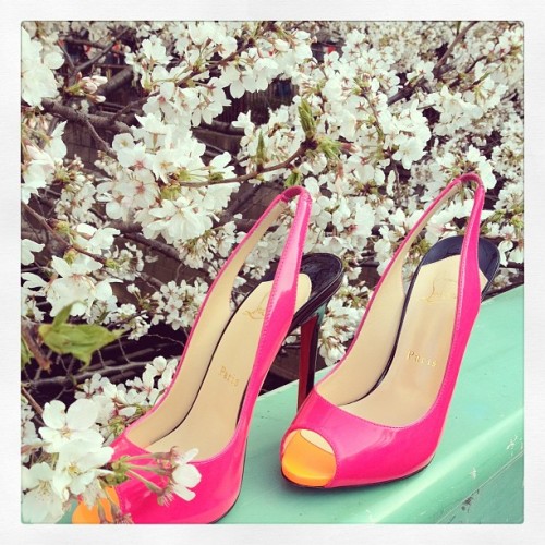 shoes, slingbacks, peep toe from HeelsFetishism