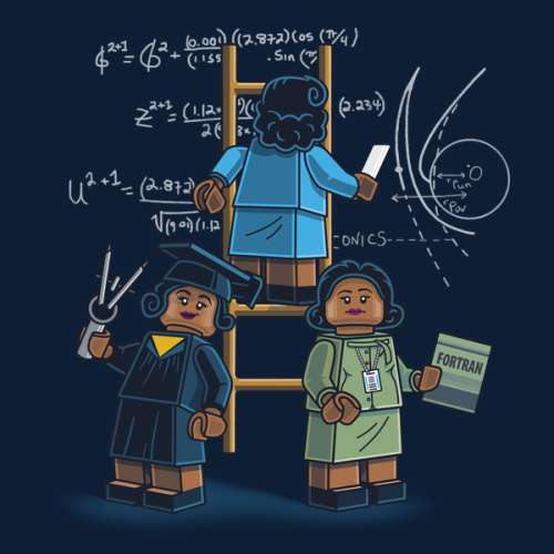 startorialist: I’ve been dying to post Pauline Acalin’s new Hidden Figures Lego t-shirt for a while 