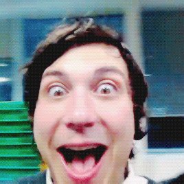 slexpwalking-deactivated2015042: Frank Iero being a cutie thingy (◡‿◡✿) 