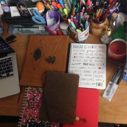 apastelpinkunicorn:  My journals journaling-junkie