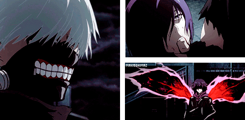 katsuraz:   Tokyo Ghoul √A ep1 Touka vs Ayato vs Kaneki  