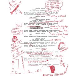 start-filming:  Script Notes from Deadpool