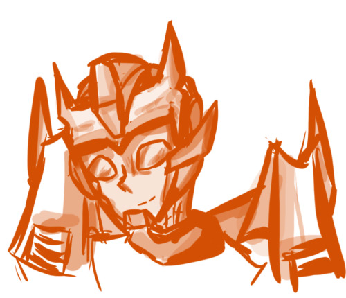 Rodimus With The G1 Face?? On The Face Thingy. I Think It Would Be Funny :3 Or Maybe Skywarp With That