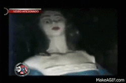sixpenceee:  Creepy doll statue caught blinking