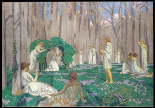 Maurice Denis, Orpheus and Eurydice, 1910 (source).