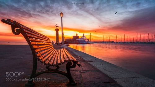 Magic sunrise at Rhodes by DimitrisKoskinas