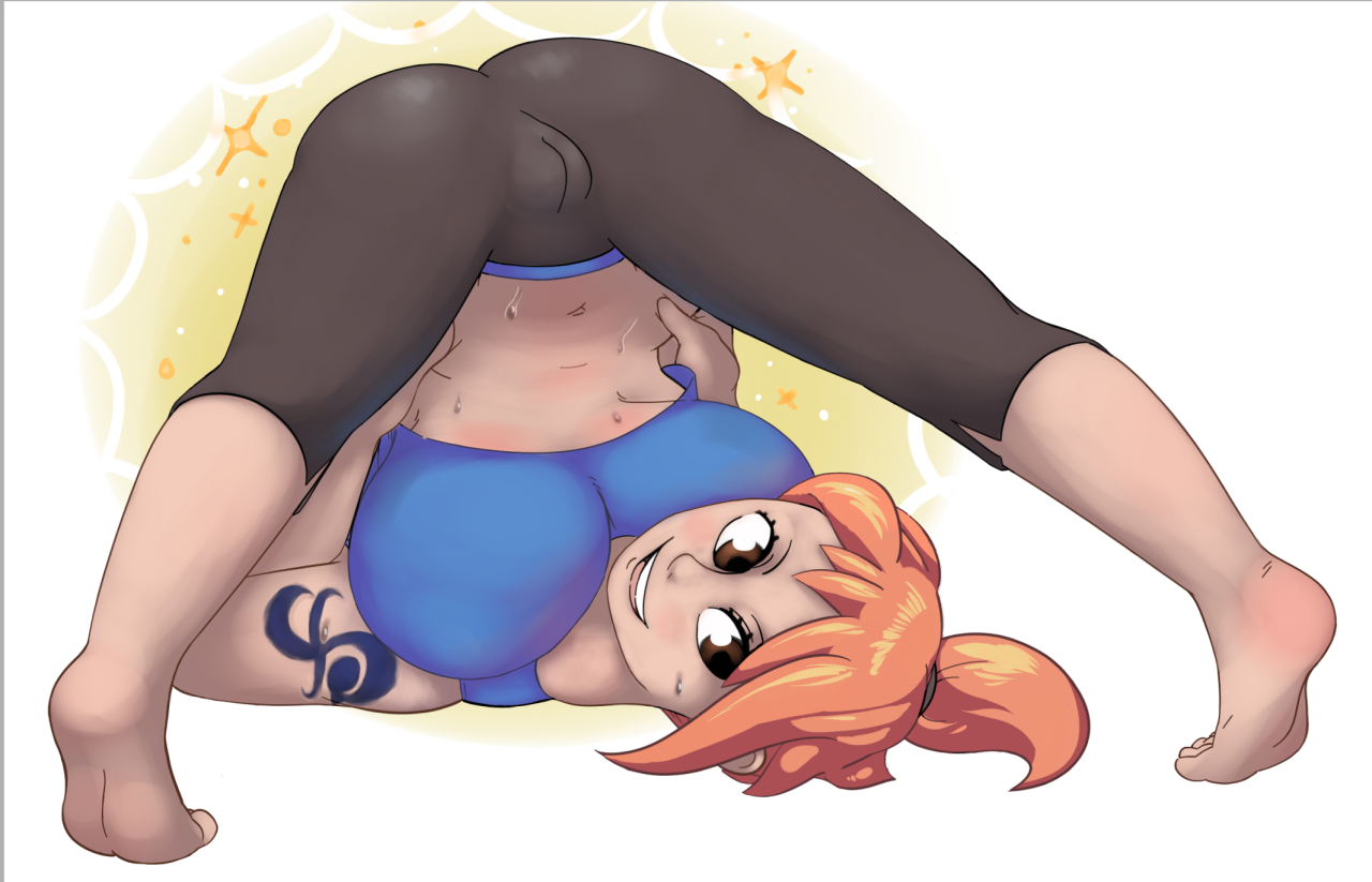 sdfrii:  More old requests incoming:Nami, from One Piece, wearing the Wii Fit Trainer’s