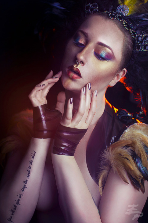 | Oh, the drama | Photo by Edelman Photography | Headdress & latex by Hats ‘n Dreads | Mak