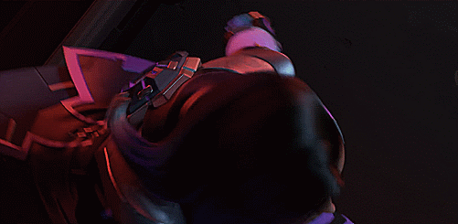 damnlettuce:  lenasoxtons:  Overwatch Animated Short | Infiltration  Boop!  
