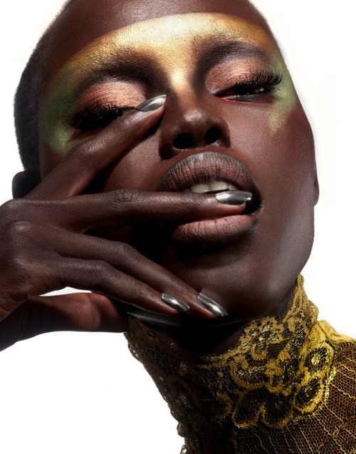 vmagazine:Sudanese-American model, Grace Bol.&ldquo;Grace moved to New York to pursue modeling after