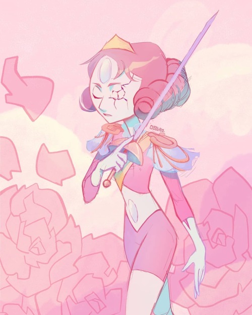 I really really like characters with shoulder pads so I wanted to make a fast draw of Pearl&rsquo;s 