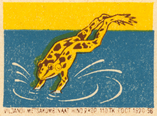 mudwerks: estonian matchbox label1969