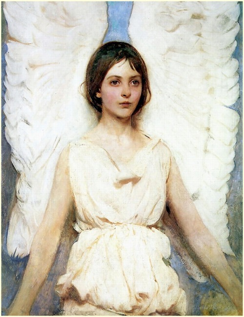 Porn photo Angel by Abbot Handerson Thayer 1887