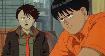 heavenseveneleven:  SO KELSEY AND I JUST ABOUT PISSED OURSELVES WHEN WE FOUND THIS GIF AND THOUGHT IT REQUIRED A COMPLEMENTARY COMIC     Had to go back and show off the NES Akira scene where the scene is almost crazier!
