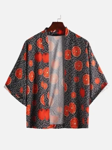 colorfultimetravelbeard: Floral Cotton Linen Kimono Cardigan Japanese Open Front Coat Jacket Top Che