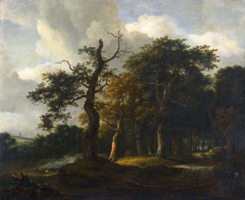 A Road through an Oak Wood, Jacob van Ruisdael (1628/29-1682)