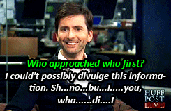 weeping-who-girl:David Tennant’s Incoherently Adorable Reply when asked about Georgia (x)