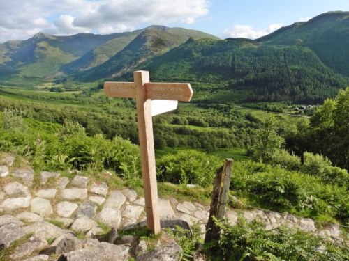 Path to Glen Nevis Youth Hostel