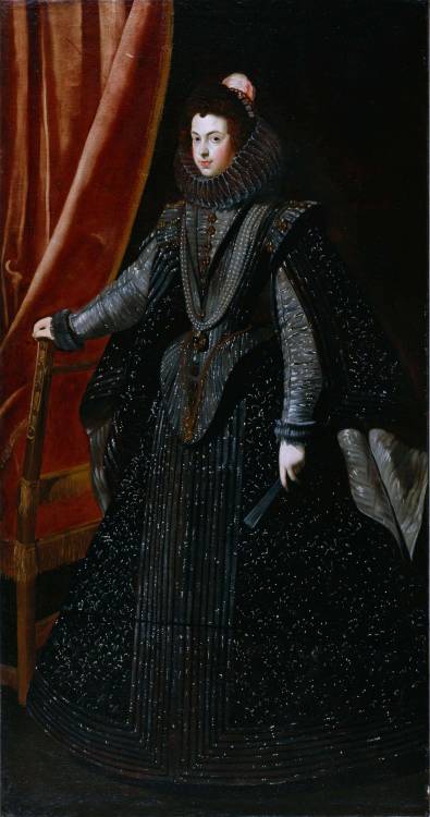 Elisabeth of France,Queen of Spain from the studio of Diego Velazquez, 1627-31