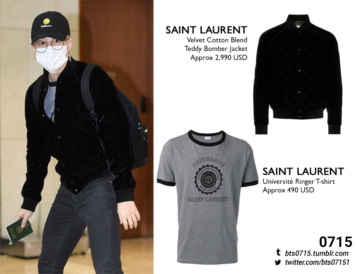 BTS: Jimin's Saint Laurent shirt from 2018 makes a reappearance in a faded  form; ARMY says, 'So uncelebrity like to be wearing in public.' [Read  Tweets]