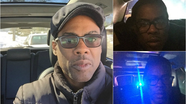 themilitantnegro:  Chris Rock takes selfies as he is stopped by police three times