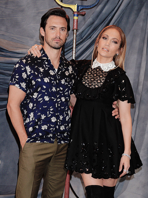 fyjlo:Jennifer Lopez &  Milo Ventimiglia attend the photo call For STX Films’ ‘Second Act’ at 