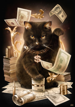 cashcats:  Fortune Cash Cat by Maxime Girault. a