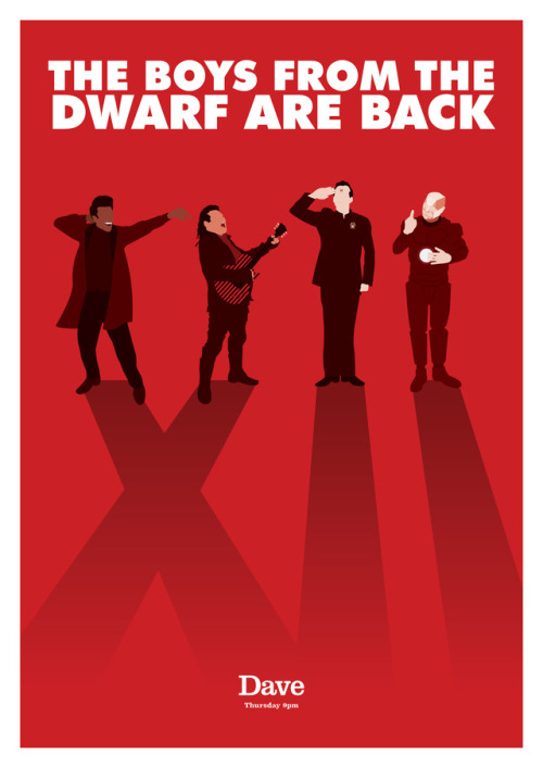 I have submitted a couple of designs into the latest #PosterSpy competition for the #RedDwarfXI