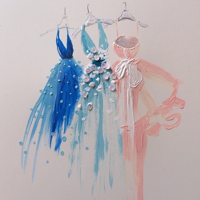 4himglory:  Katie Rogers | Paper Fashion 