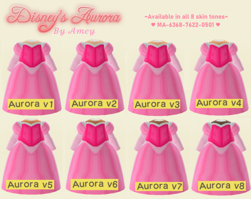 The first part in my inclusive Disney Princess project, dresses available in all eight skin tones. B