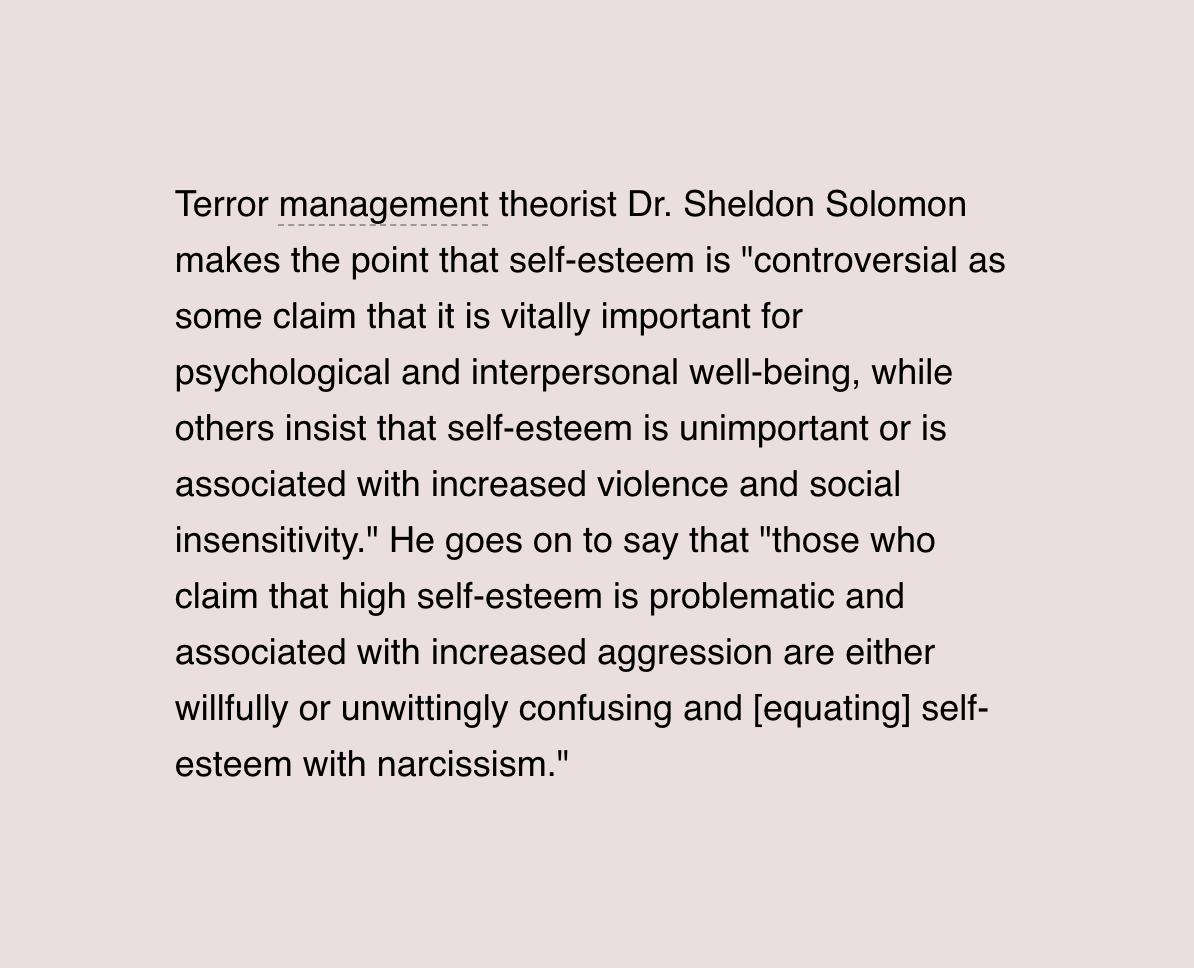 wnq-psychology: The Value of Self-Esteem and the Dangers of Narcissism by Lisa Firestone