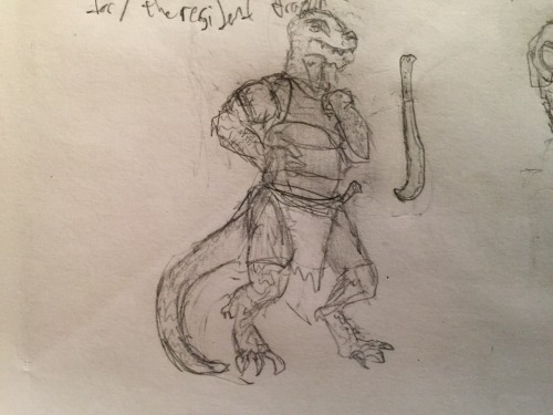 World Building For The Game I Run. Drew Up Some (probably Disastrous) Skeletal Structure For These Non-humans.