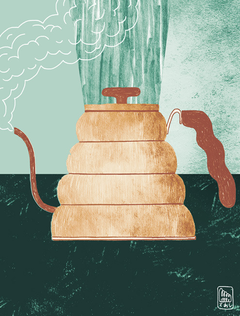 littleteashi:  my Coffee Pot series.  